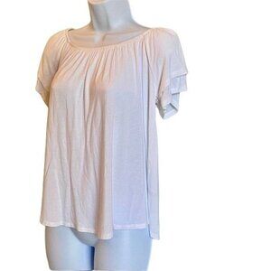 Heart and Hips White Short Sleeve Shirt Medium